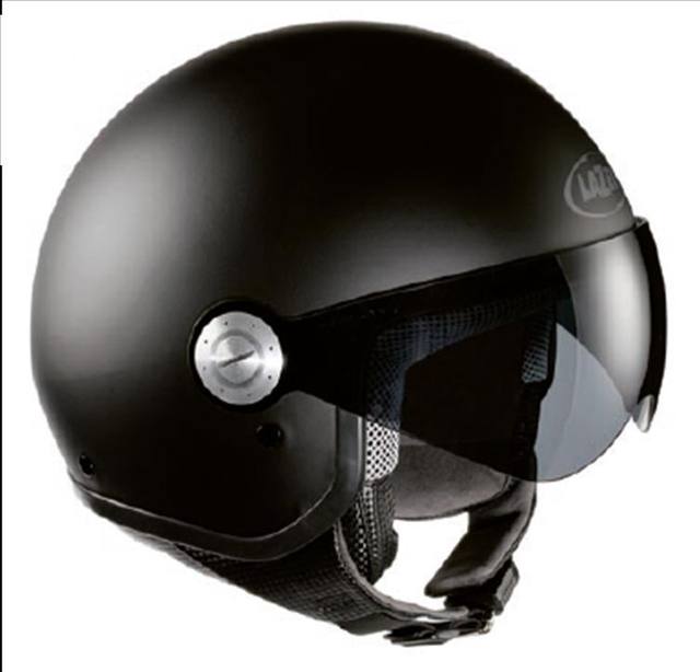 Matte black helmet shell coating