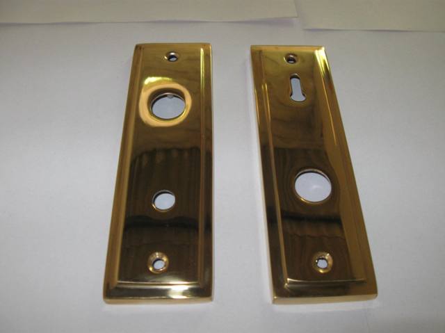 Brass door hardware finishing