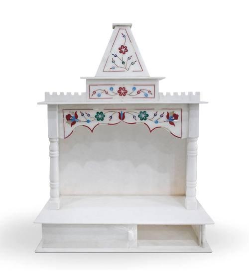 Marble coating on temple structure